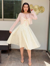 VESTIDO NORMA CON CON CARDIGAN