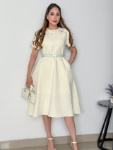 VESTIDO ITZEL IVORY