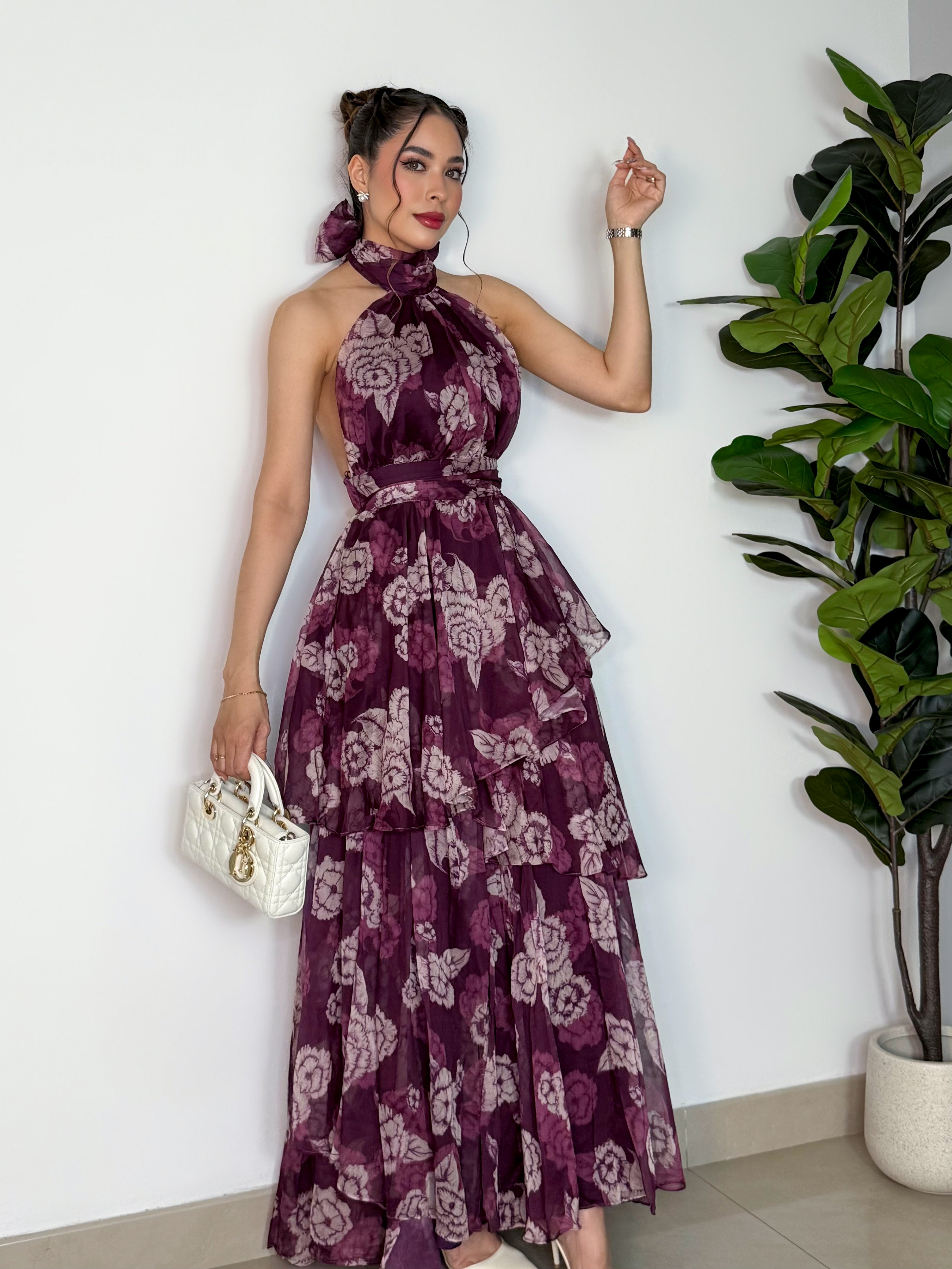 VESTIDO SELENE MORADO