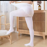 MEDIAS BLANCAS CON MUCHA ELASTICIDAD