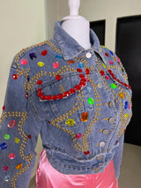 CHAQUETA CON PEDRERÍA