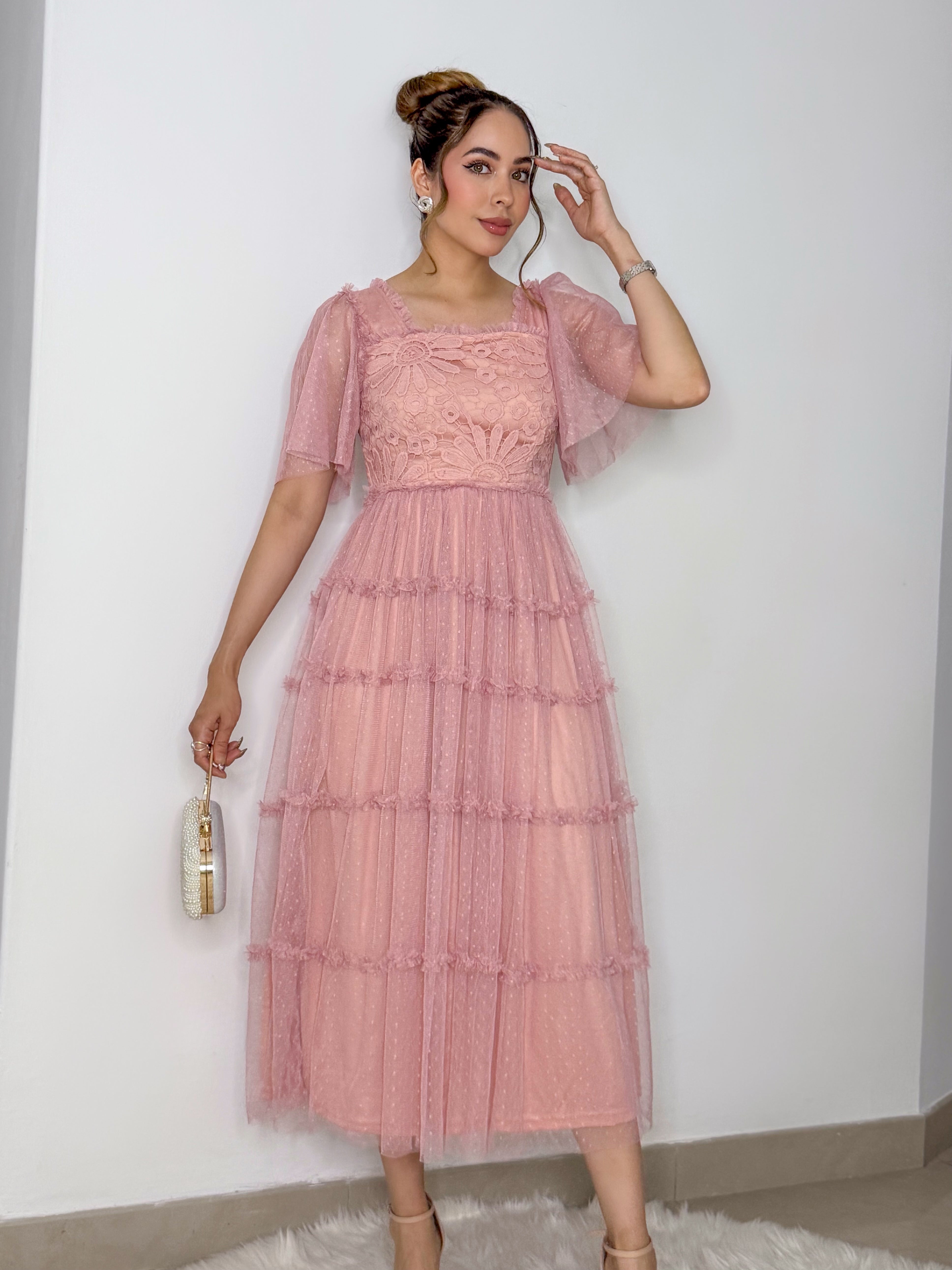 VESTIDO FATIMA ROSA