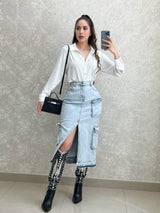 BOTAS COWBOY NEGRAS CON PEDRERÍA