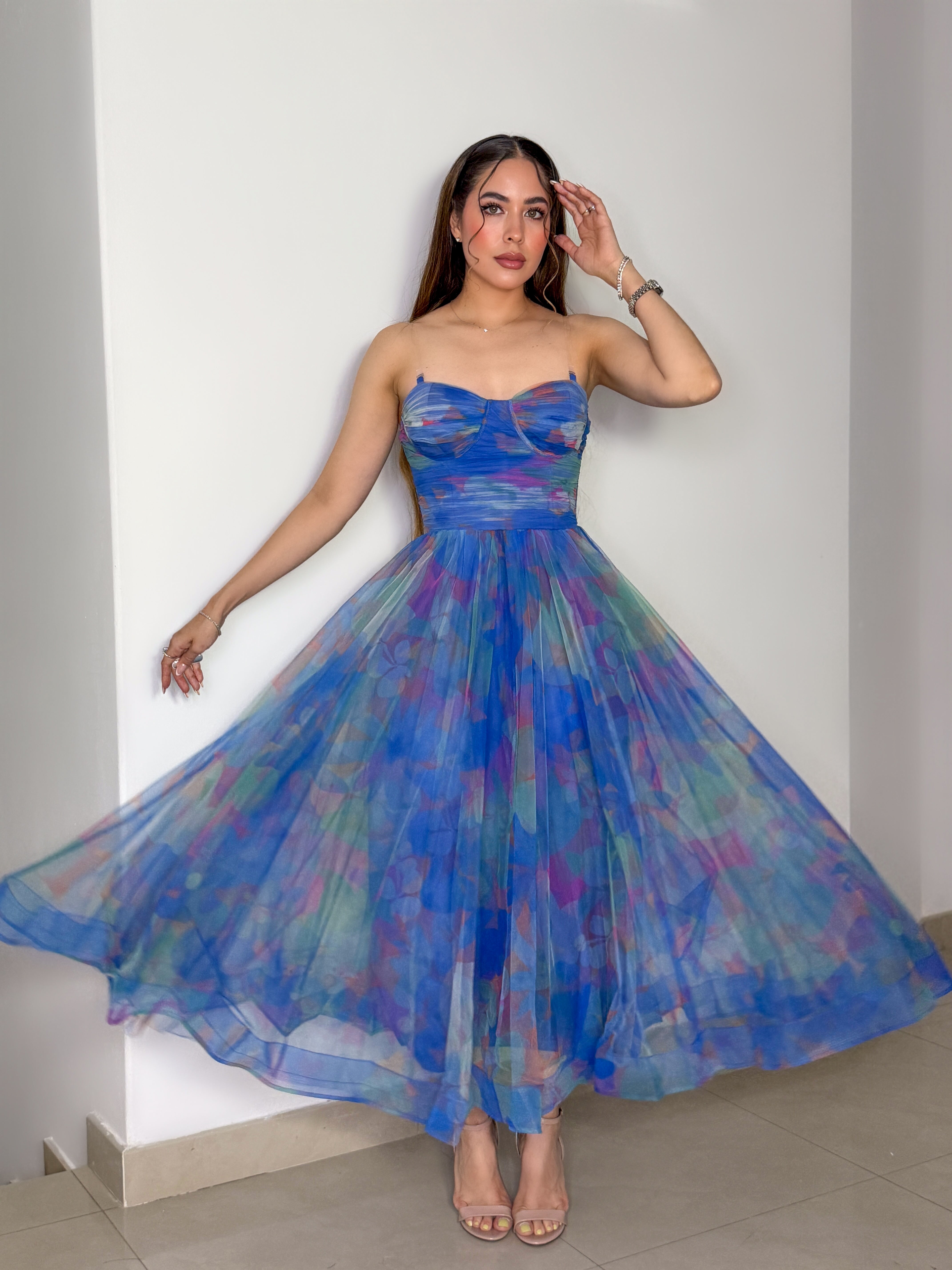 VESTIDO BELINDA AZUL