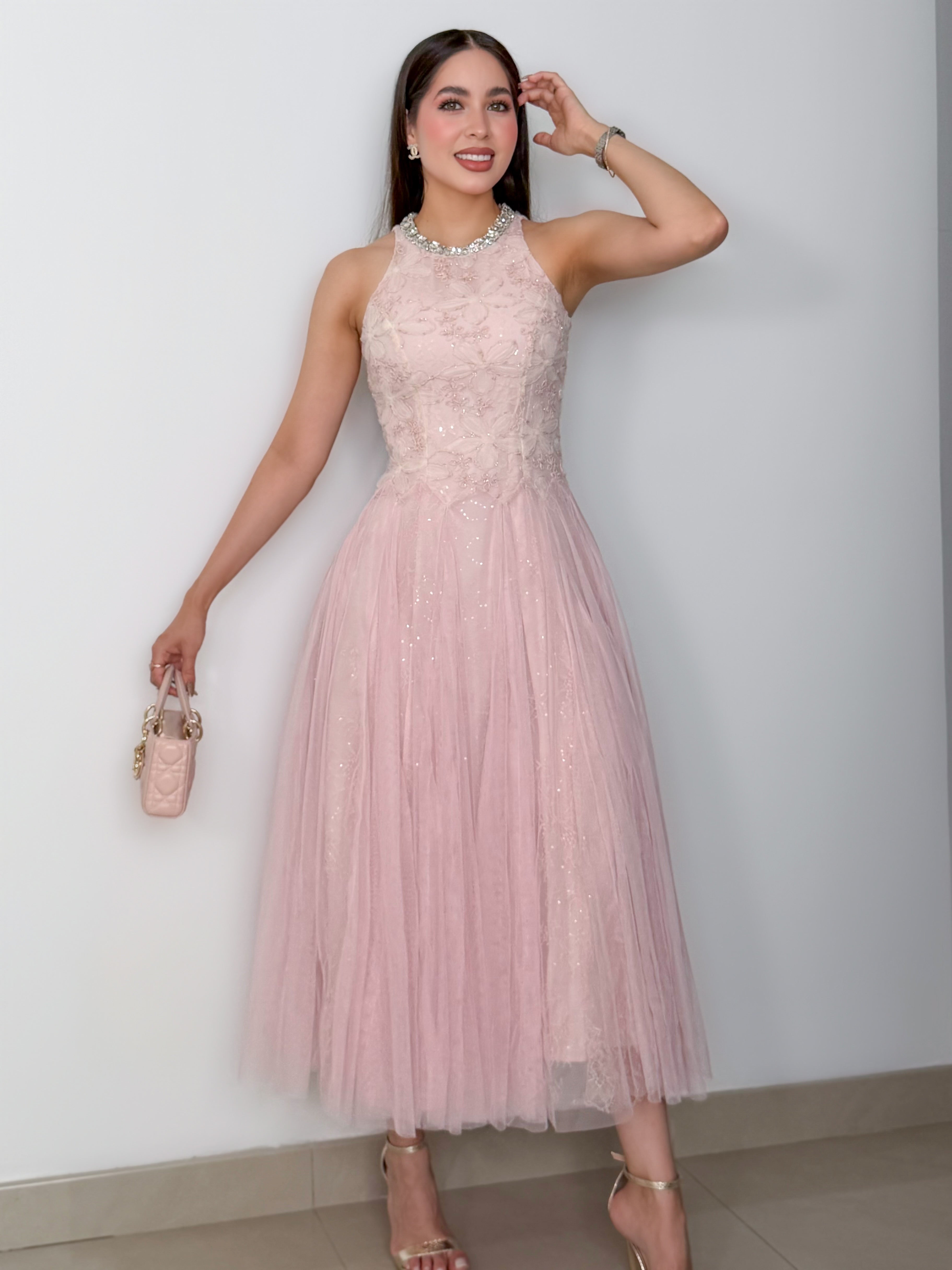 VESTIDO ROSMERY ROSA
