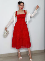 VESTIDO ITZAMAR ROJO