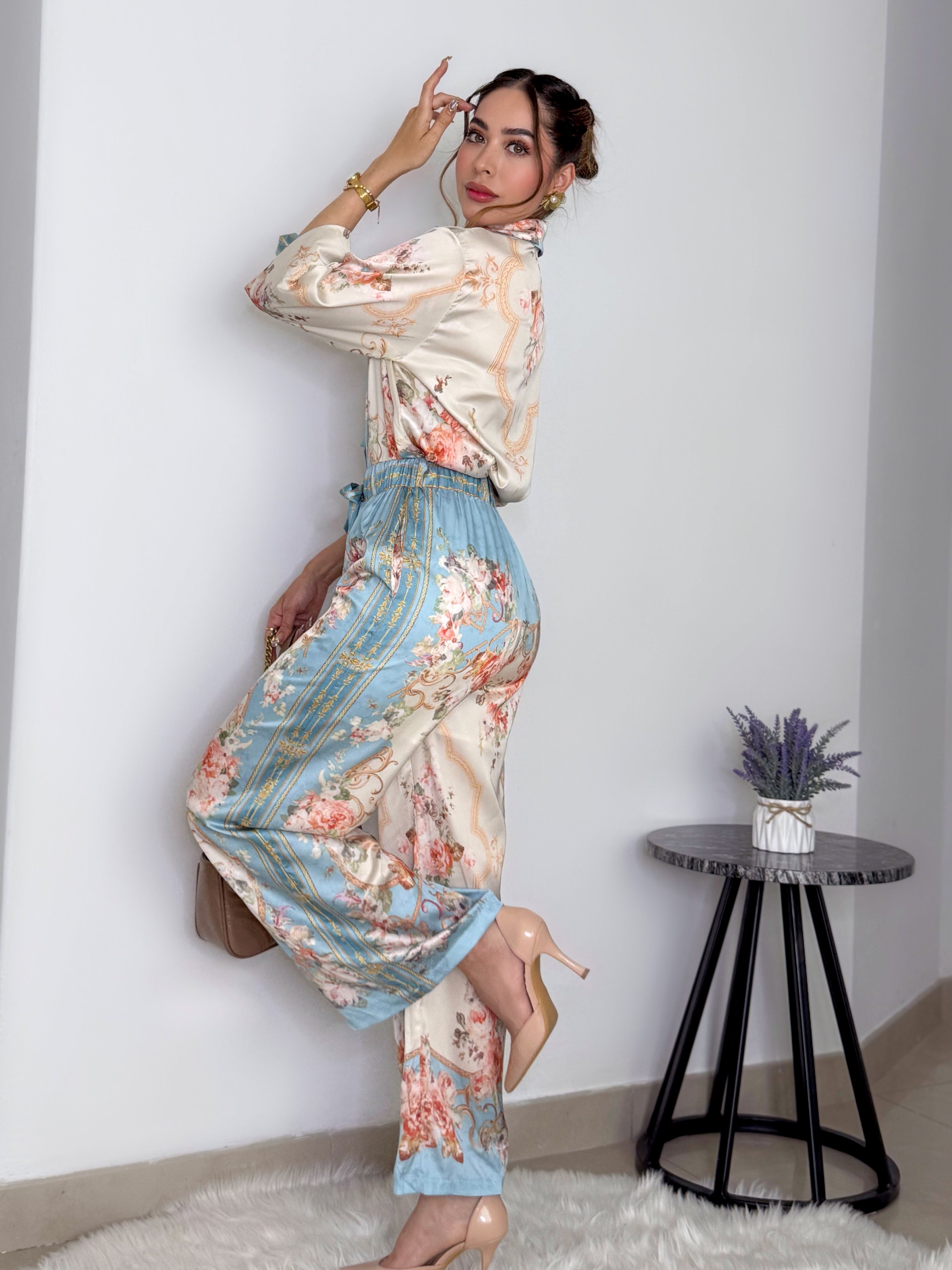 SET VINTAGE AZUL