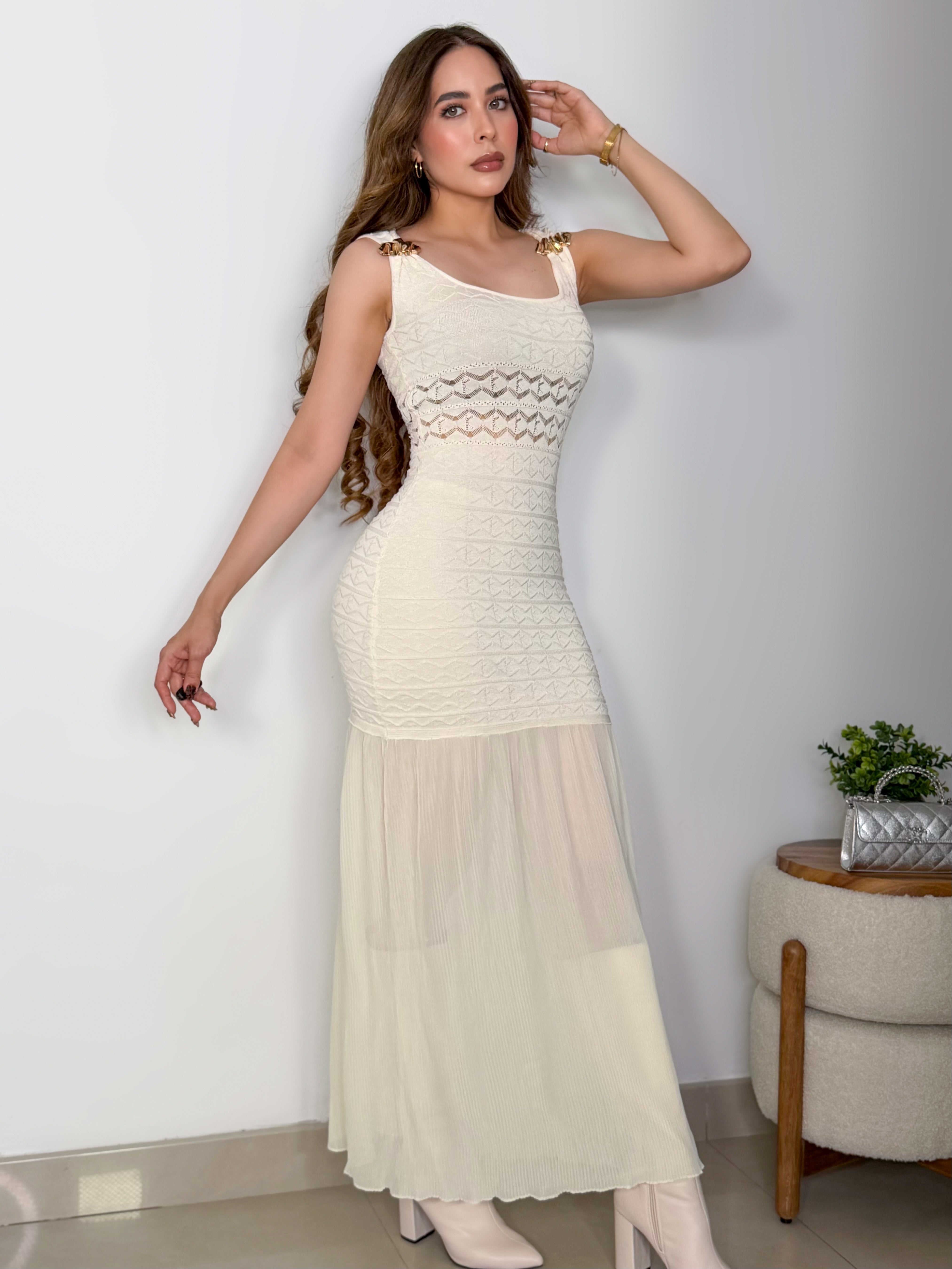 VESTIDO ANALY IVORY