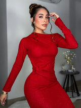 VESTIDO DORIAN ROJO