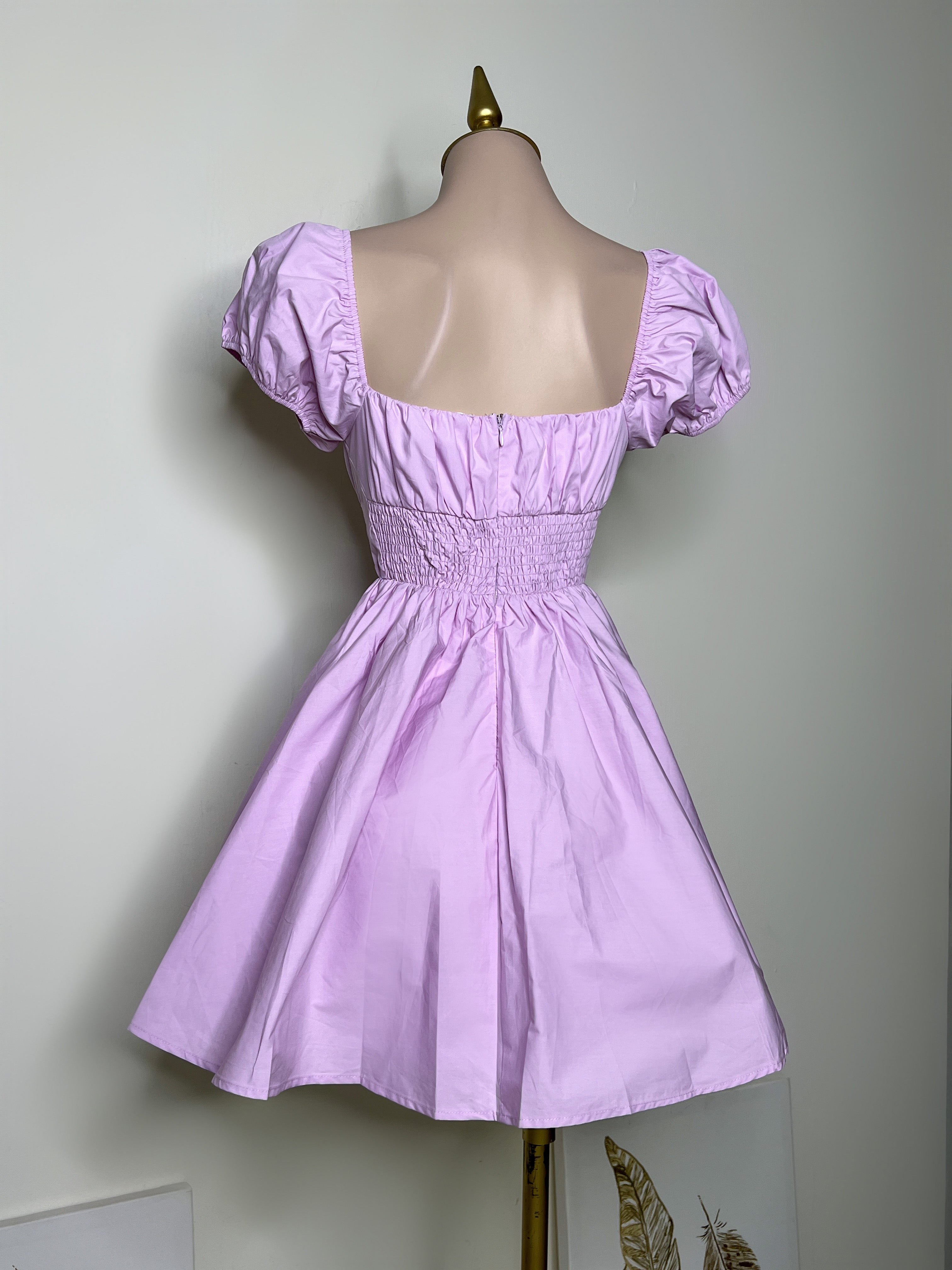 VESTIDO LILA ESTILO CORSET