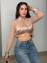 BLUSA PAMELA BEIGE