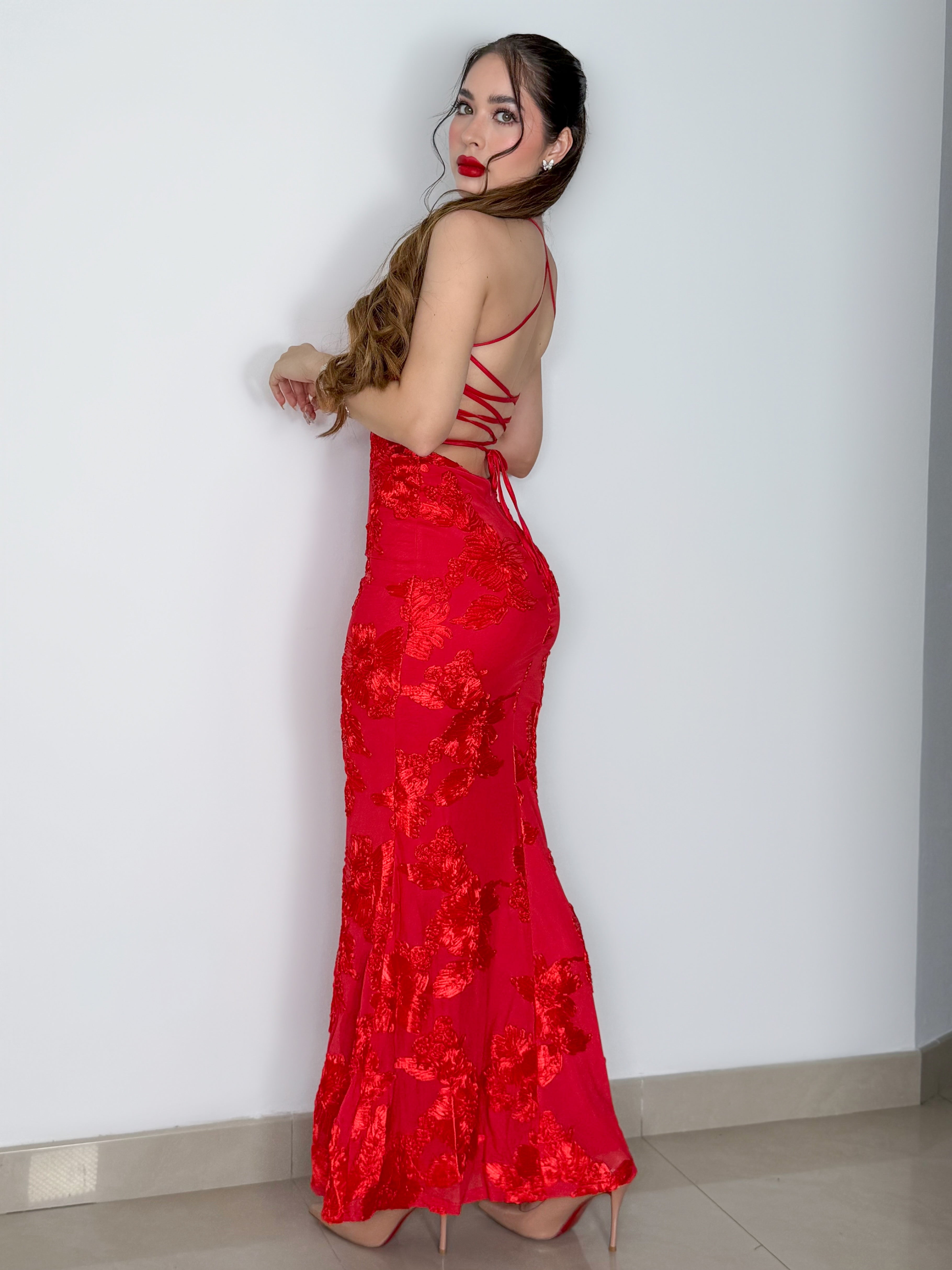 VESTIDO XIMENA ROJO