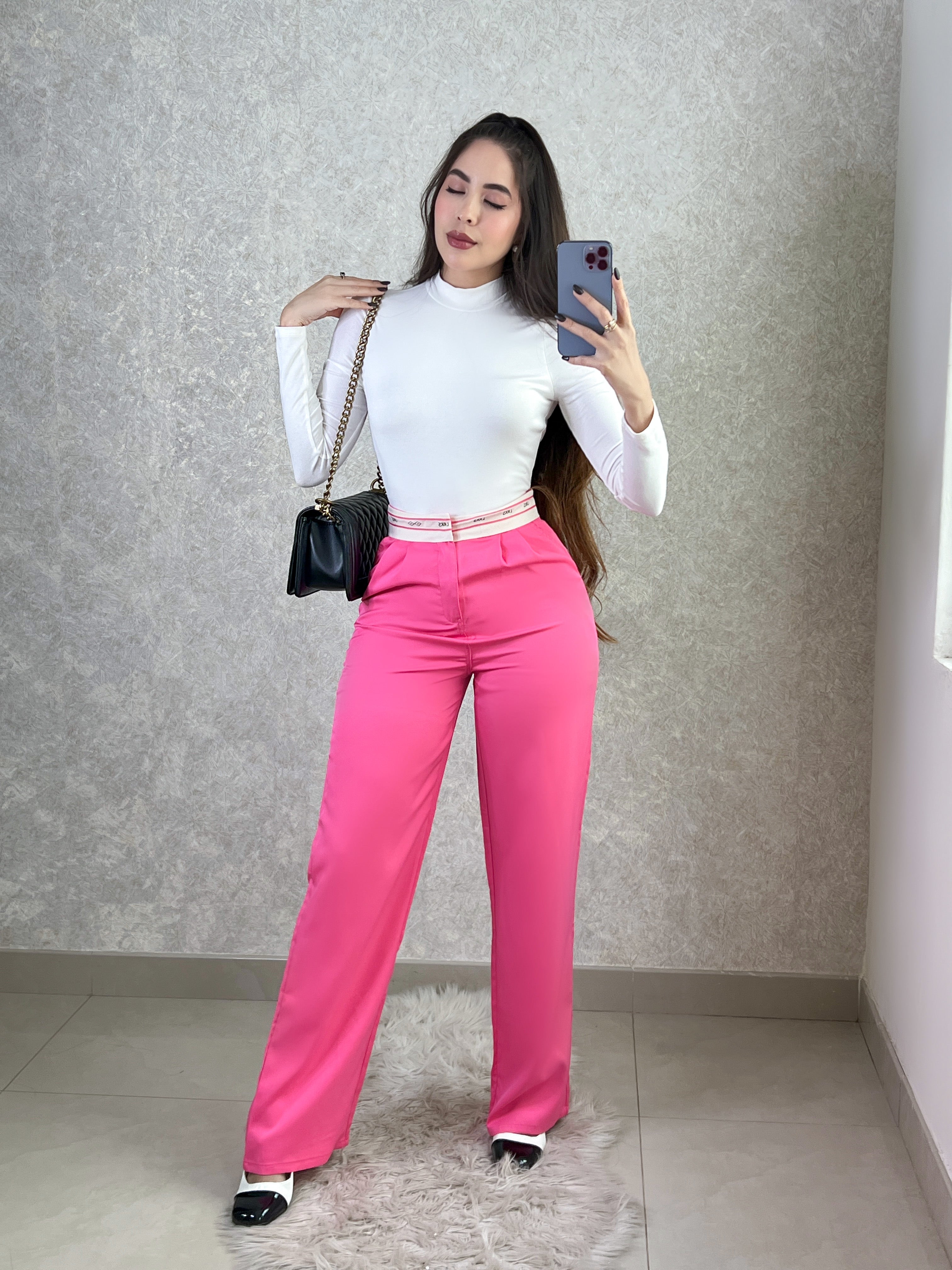 PANTALÓN ROSA ELEGANTE