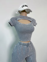 SET CASUAL GRIS AZULADO