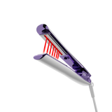 PLANCHA PROFESIONAL LUXURY INFRARROJA TITANIO GALVANIZADO - 2 EN 1 ALISADO Y ONDAS