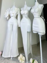 SET FALDA Y TOP BLANCO