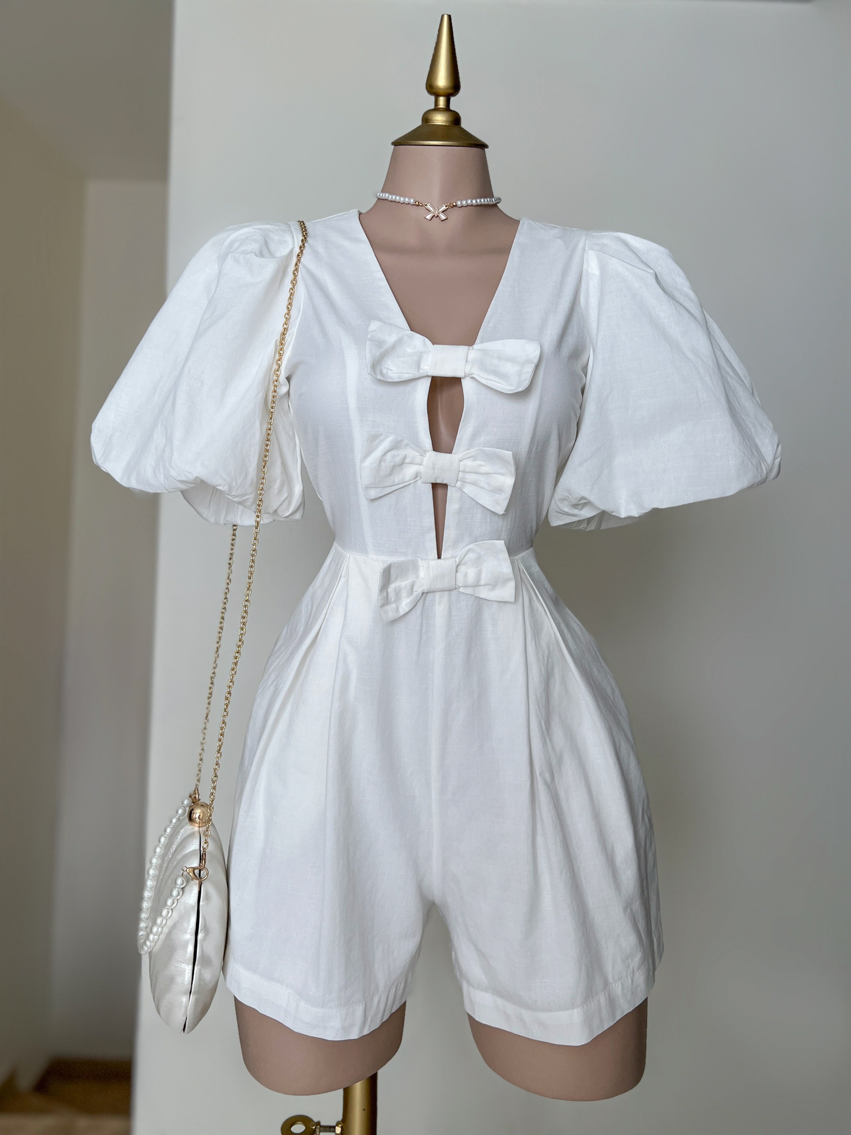 JUMPER DE MOÑITO BLANCO