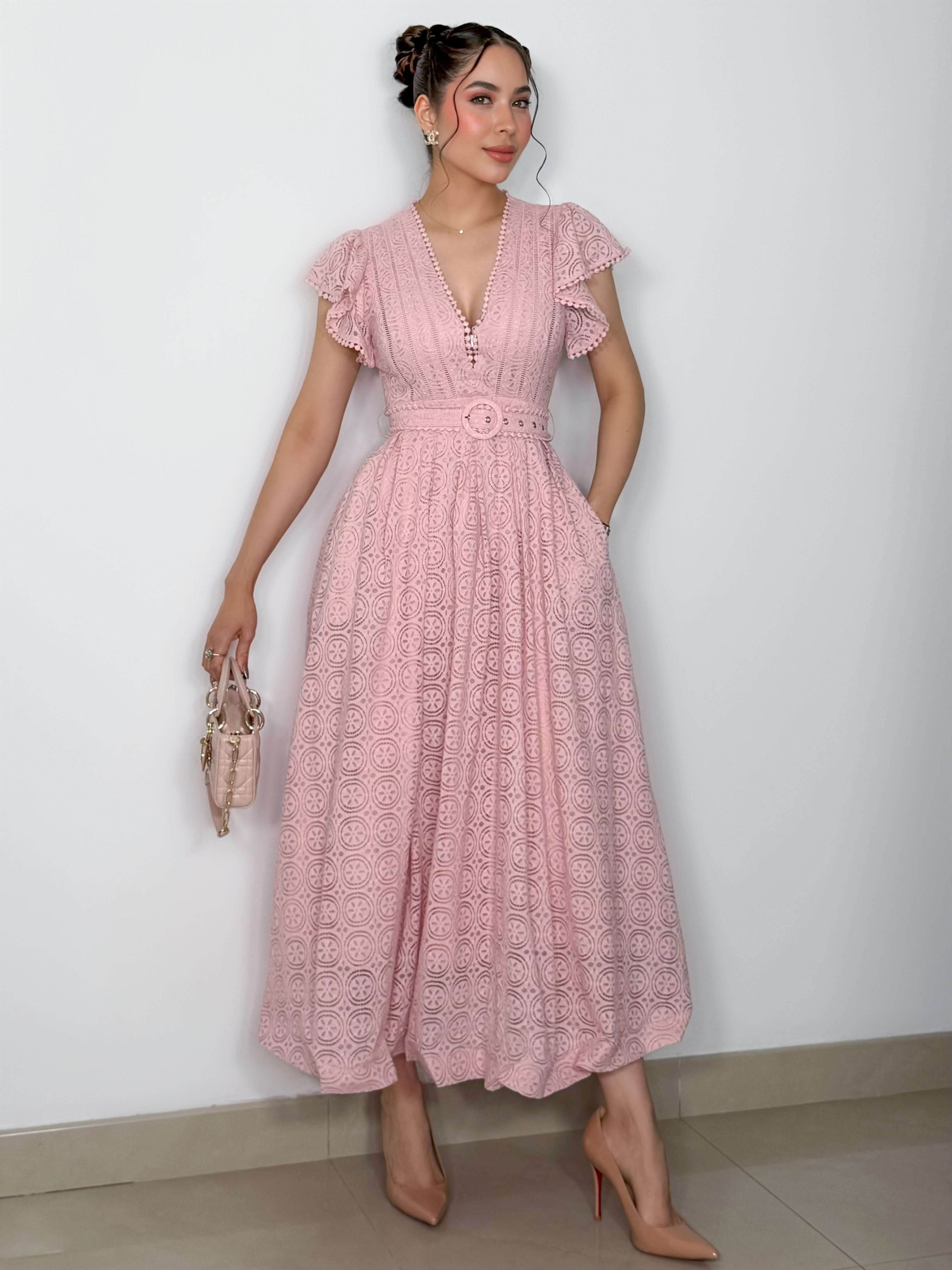 VESTIDO NANCY ROSA
