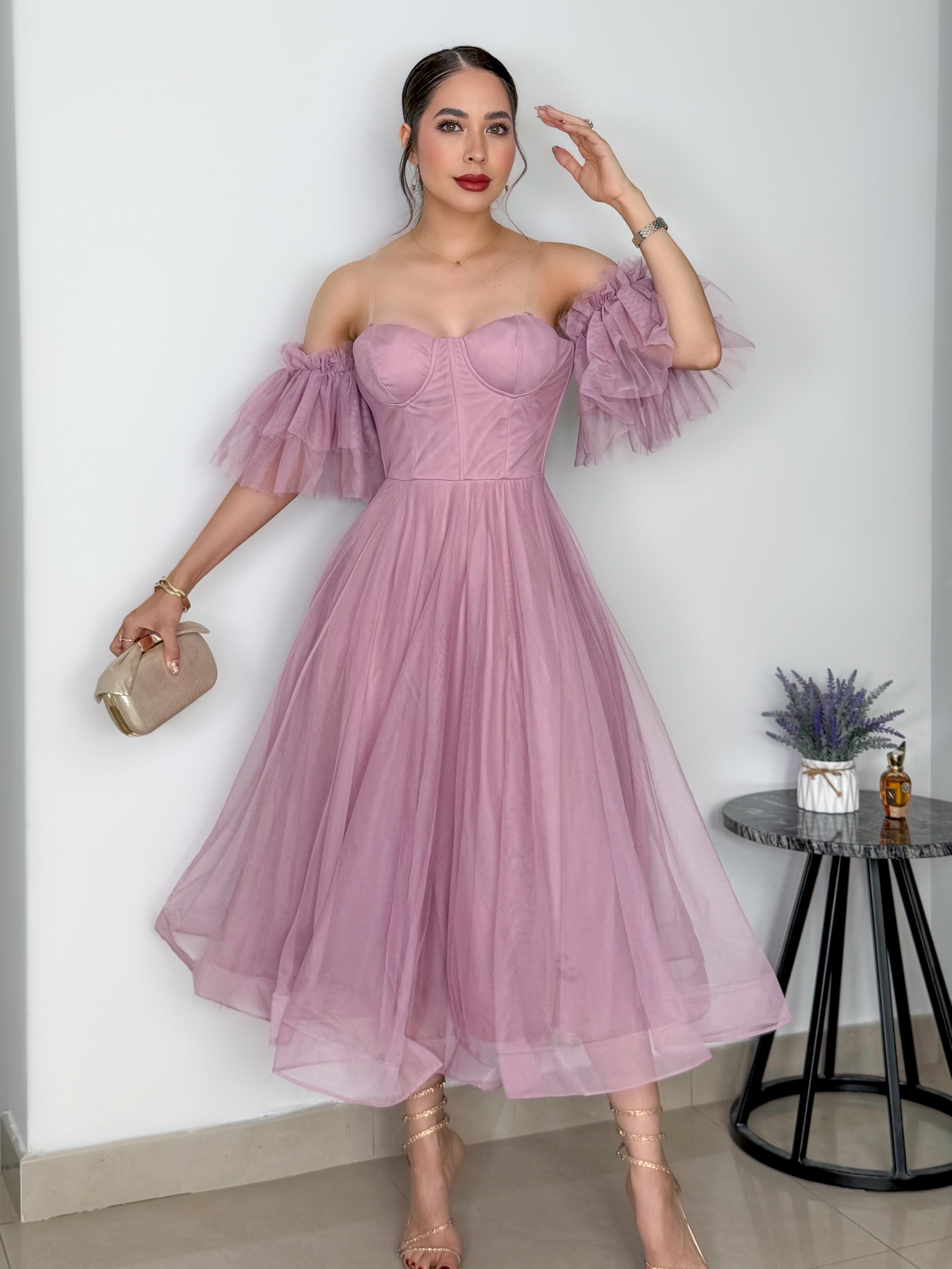 VESTIDO ALEJANDRA ROSA