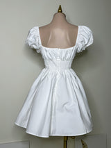 VESTIDO BLANCO ESTILO CORSET