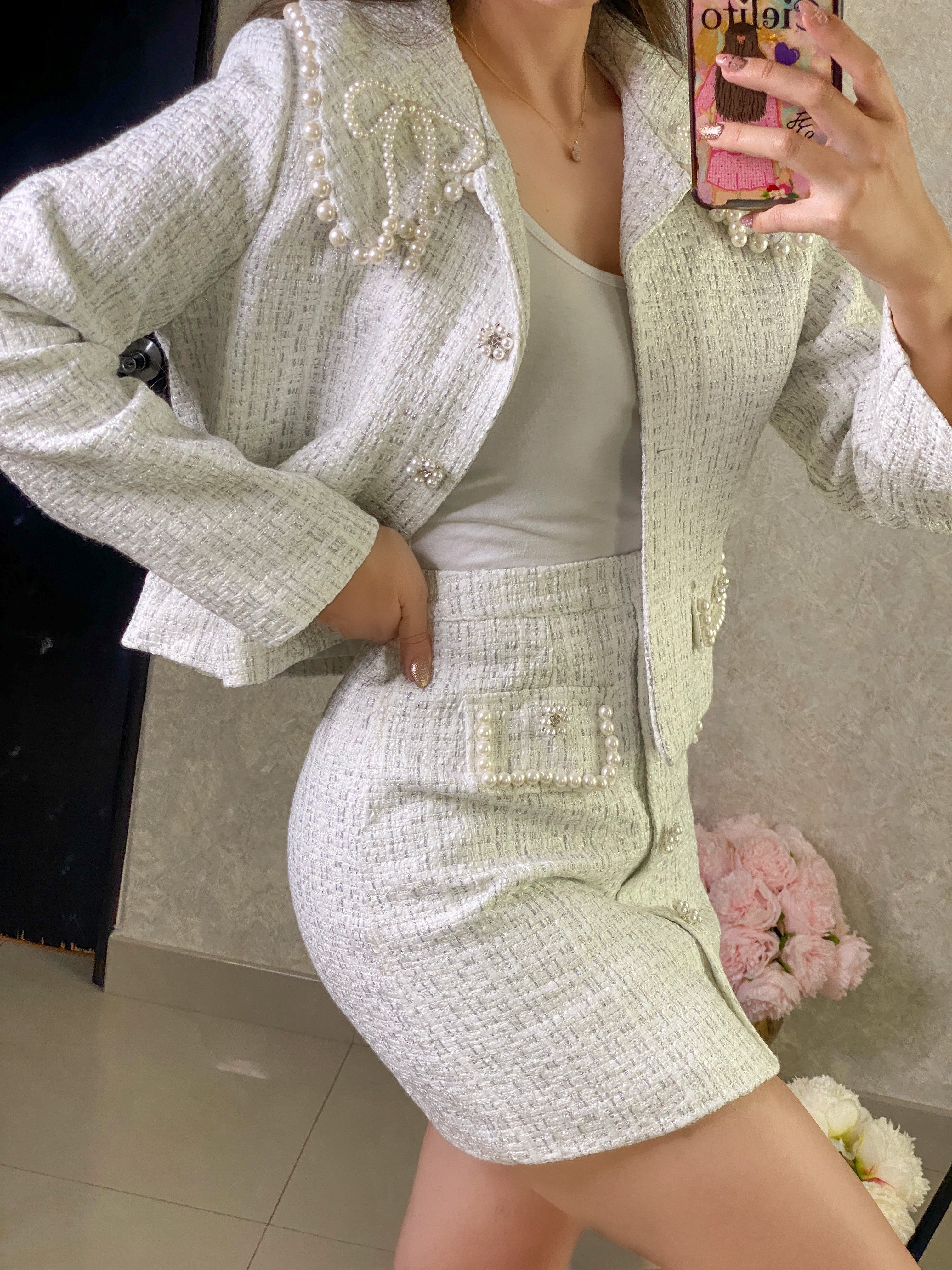 SET DE MOÑITOS DE PERLAS