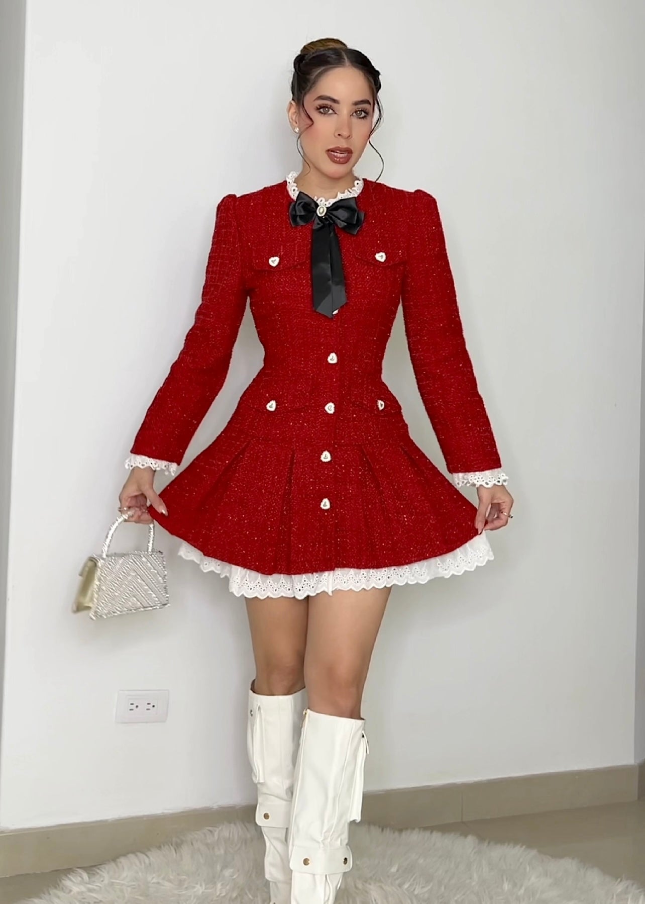 BOTAS BLANCAS CON BOLSAS