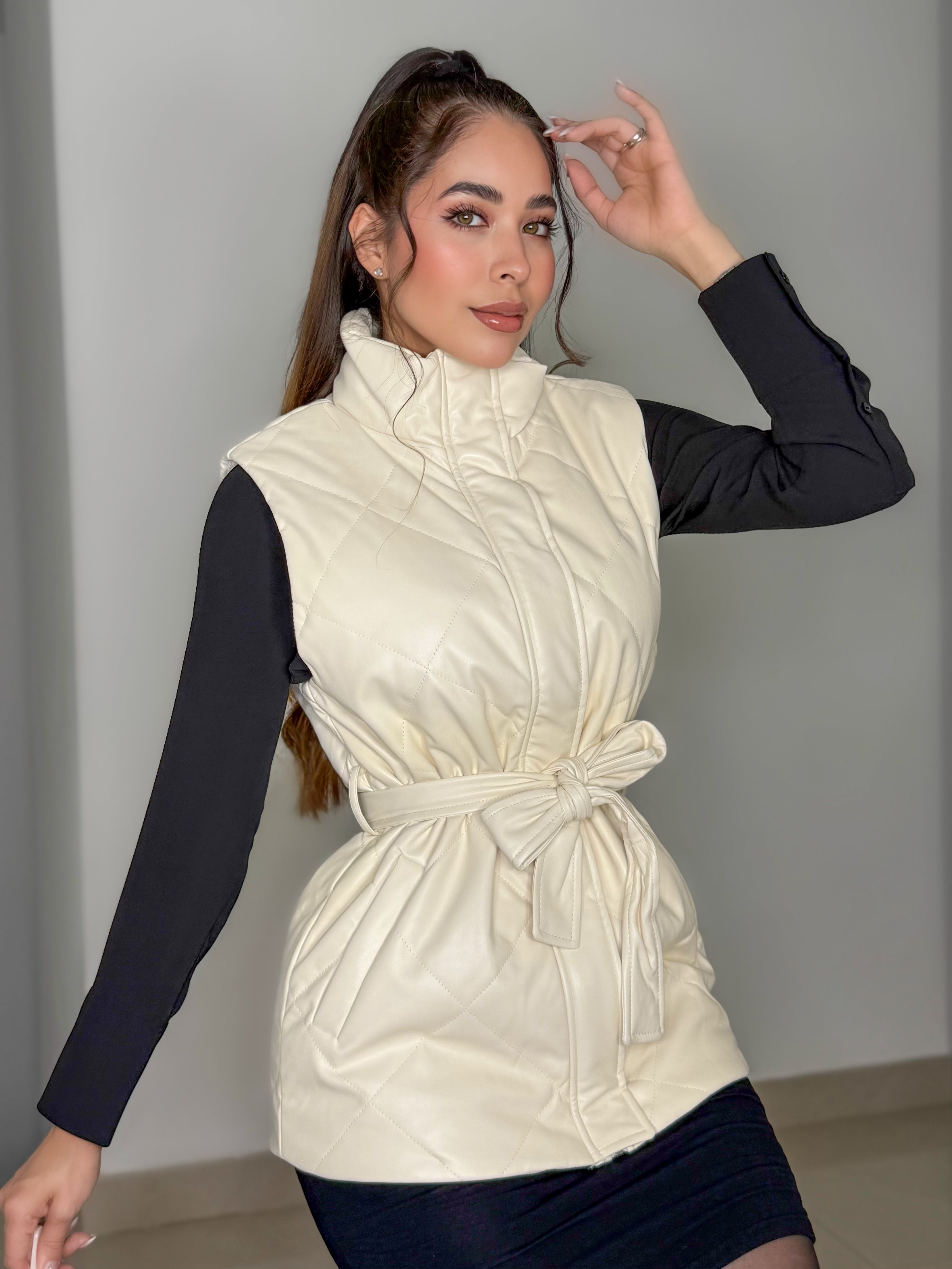 CHALECO MARIBEL IVORY