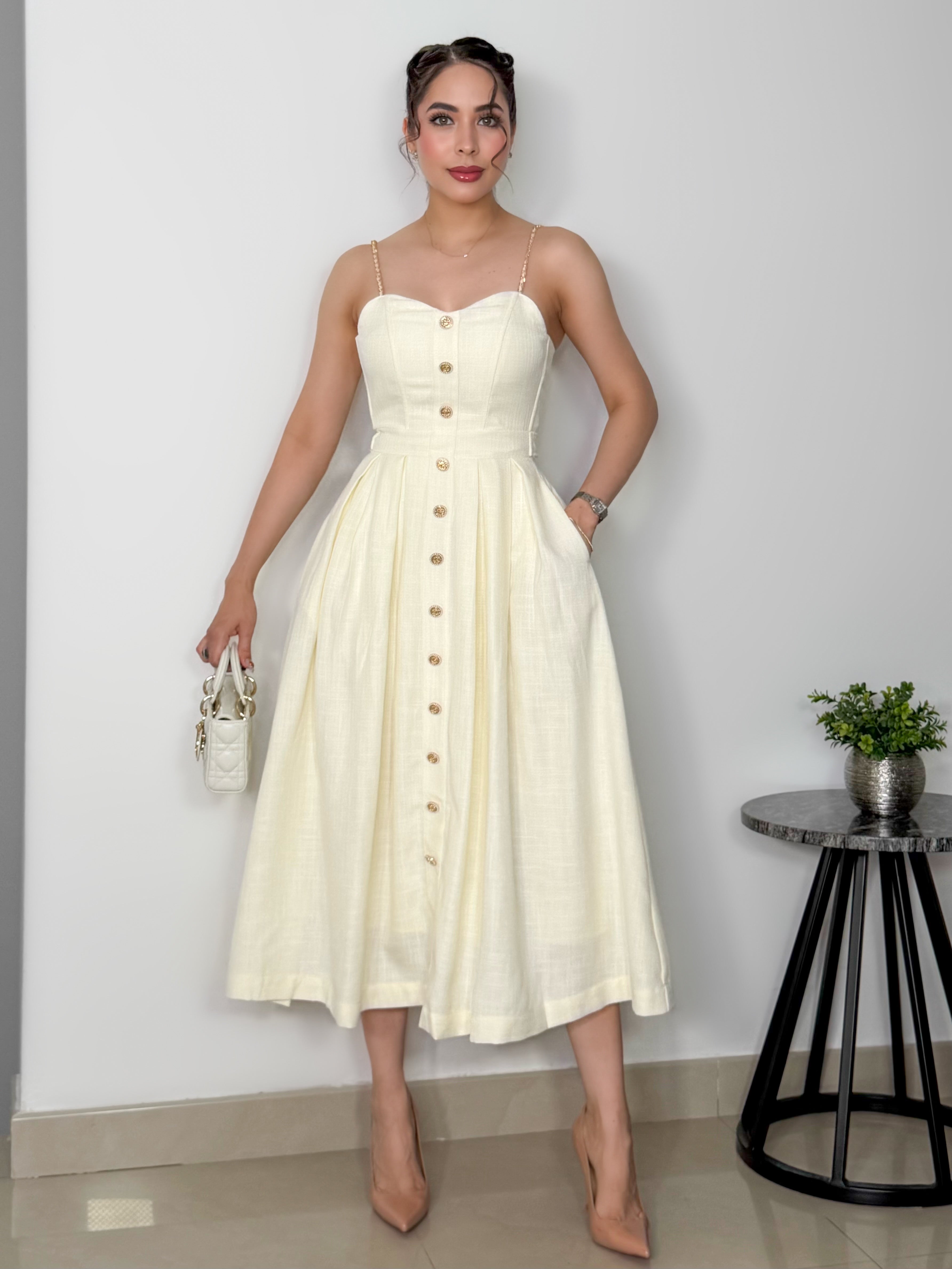 VESTIDO PETRA BEIGE