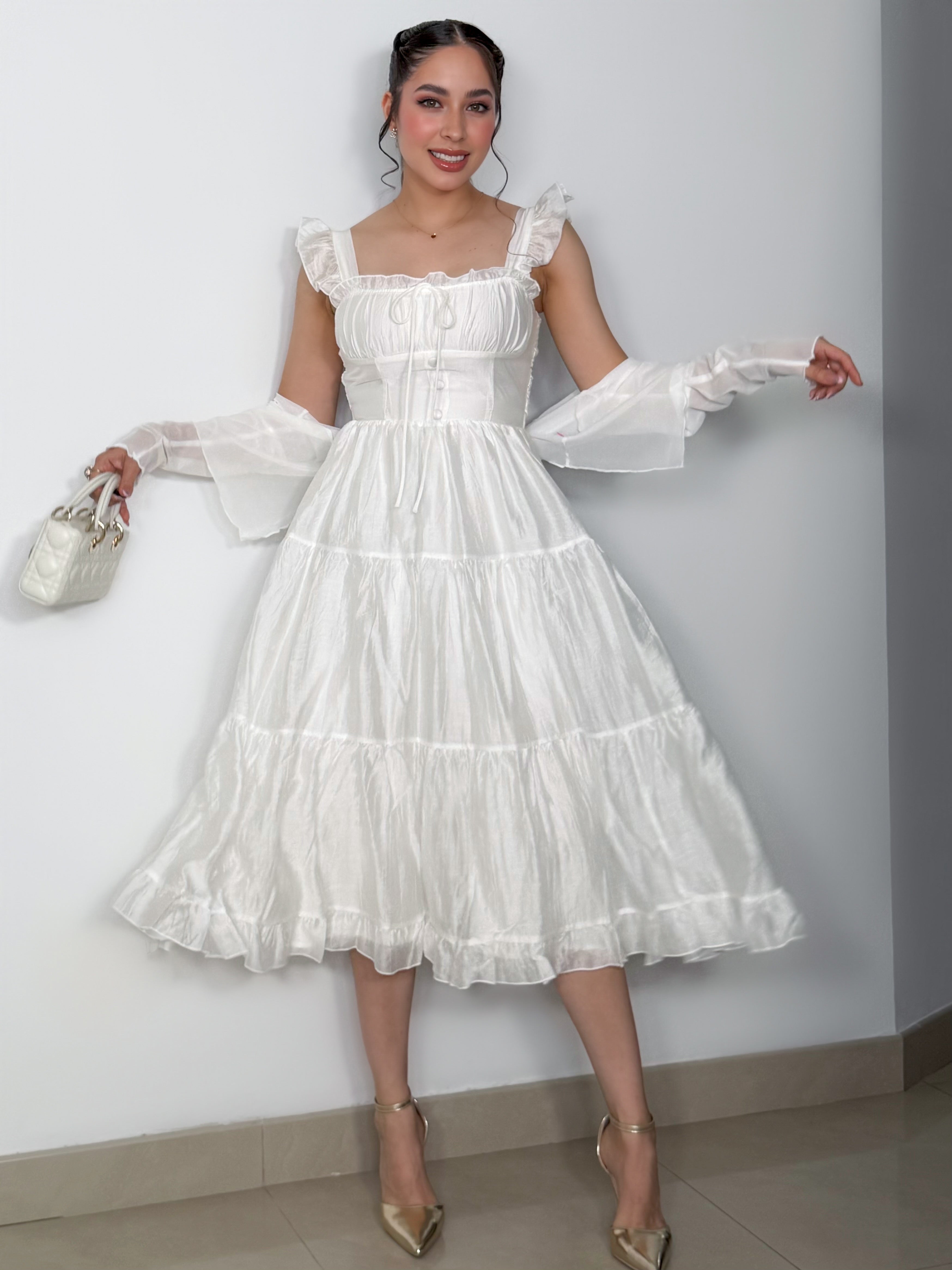VESTIDO ITZAMAR BLANCO