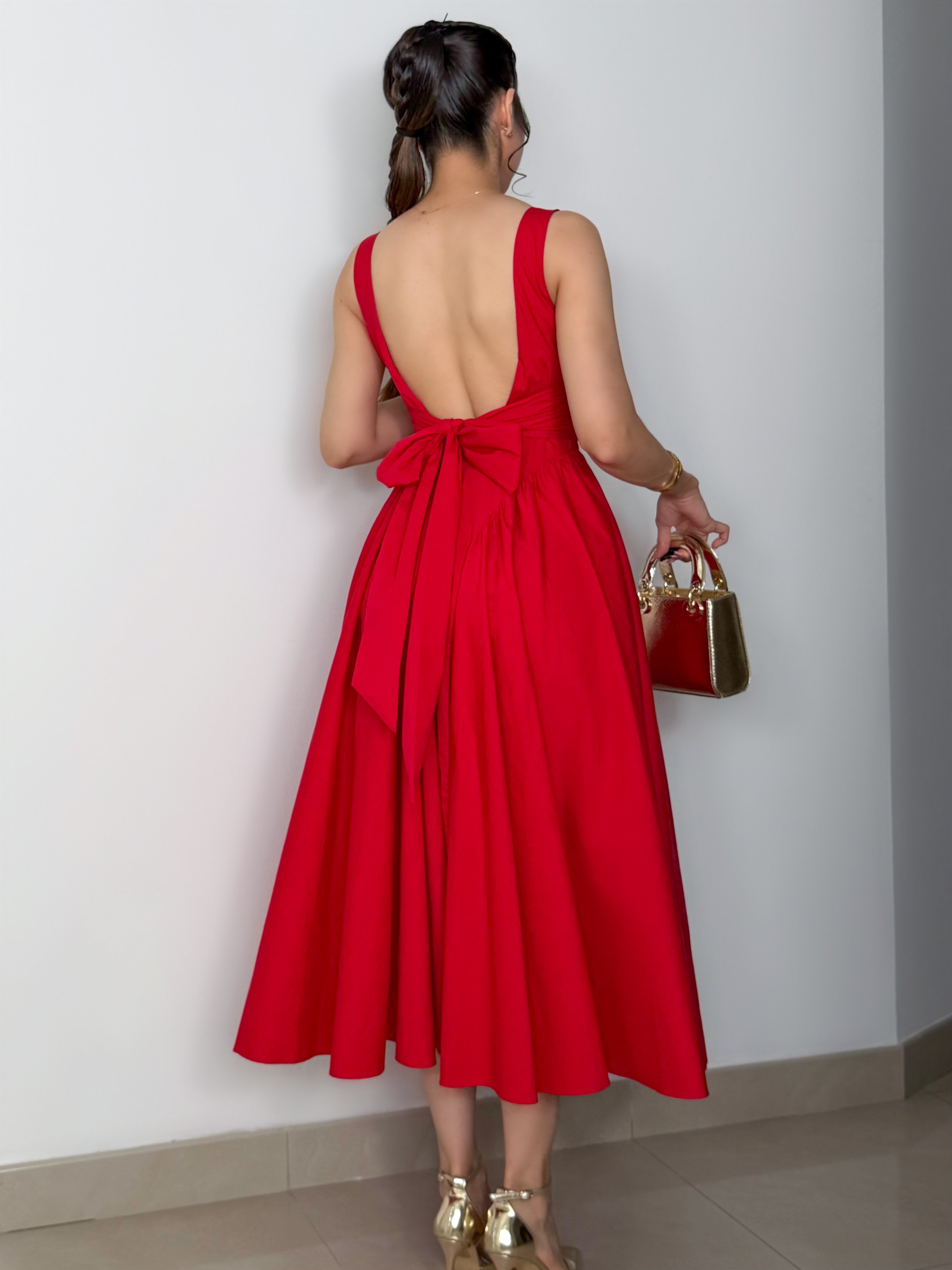 VESTIDO CELIA ROJO