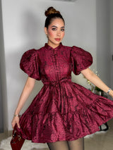 VESTIDO ERIKA GUINDA