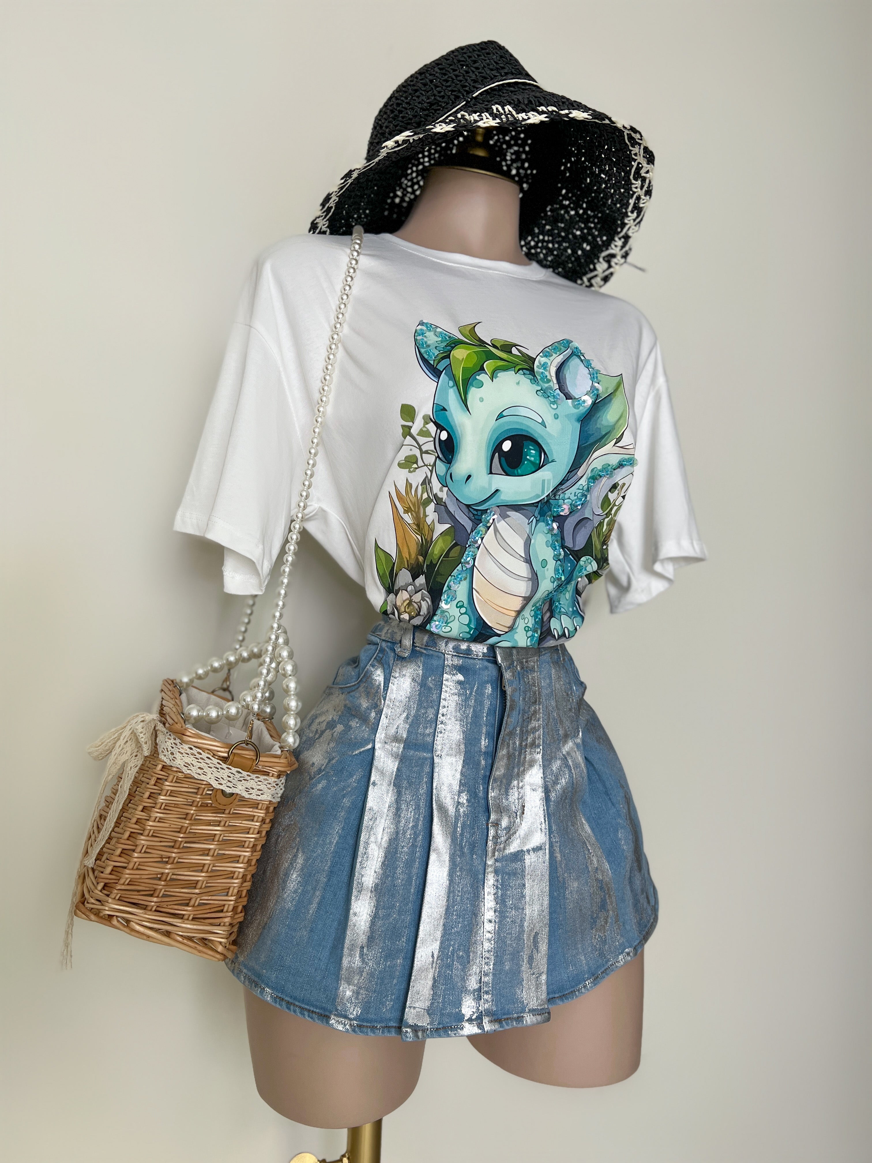 BLUSA TURQUESA