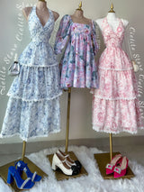 VESTIDO FLORAL CON TOQUE BORDADO