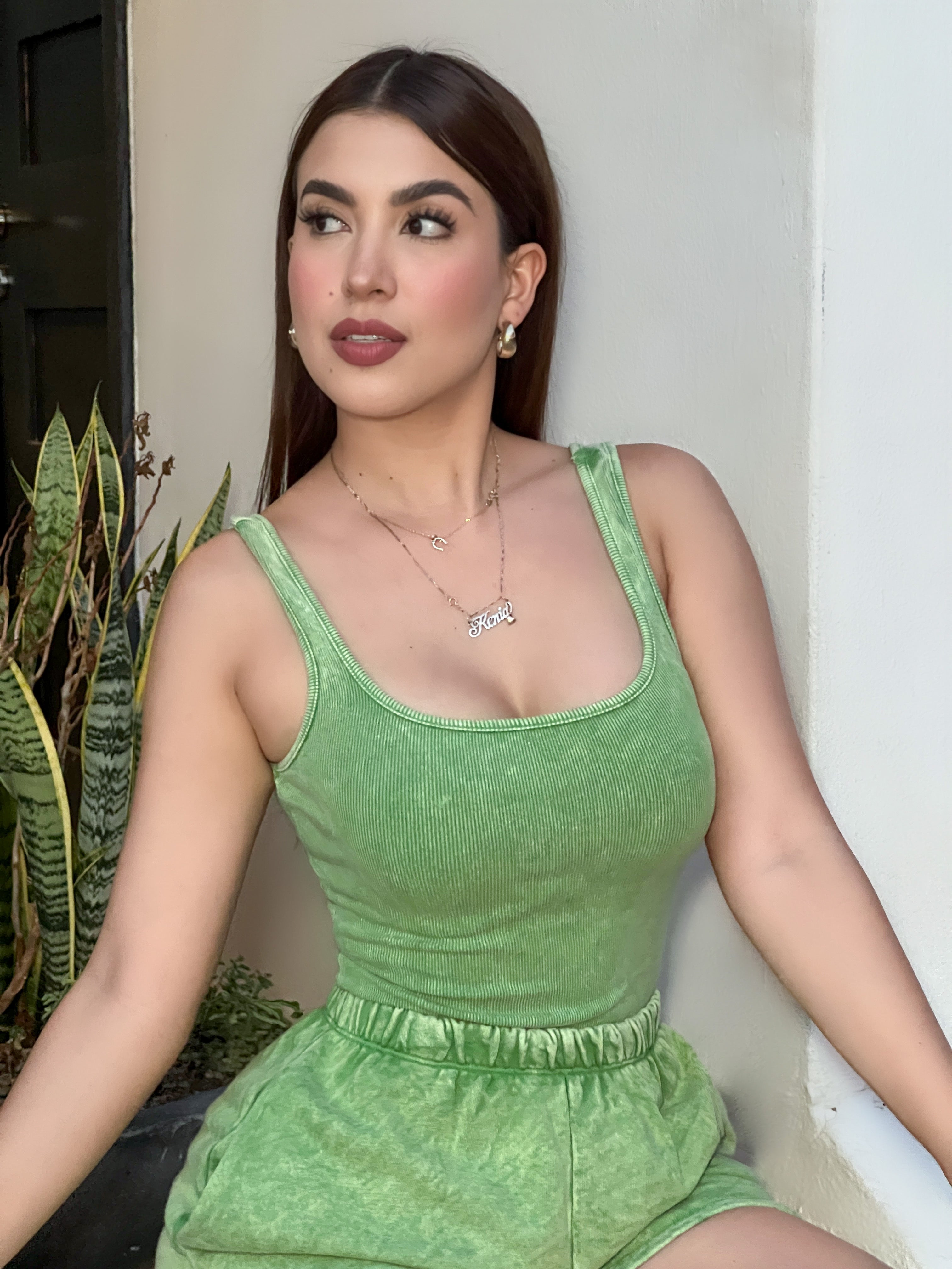 SET VERDE SHORT Y BODY