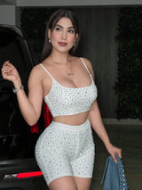 SET BLANCO SHORT Y TOP