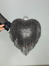 BOLSO CORAZÓN NEGRO
