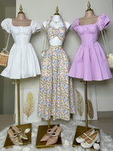 VESTIDO LILA ESTILO CORSET