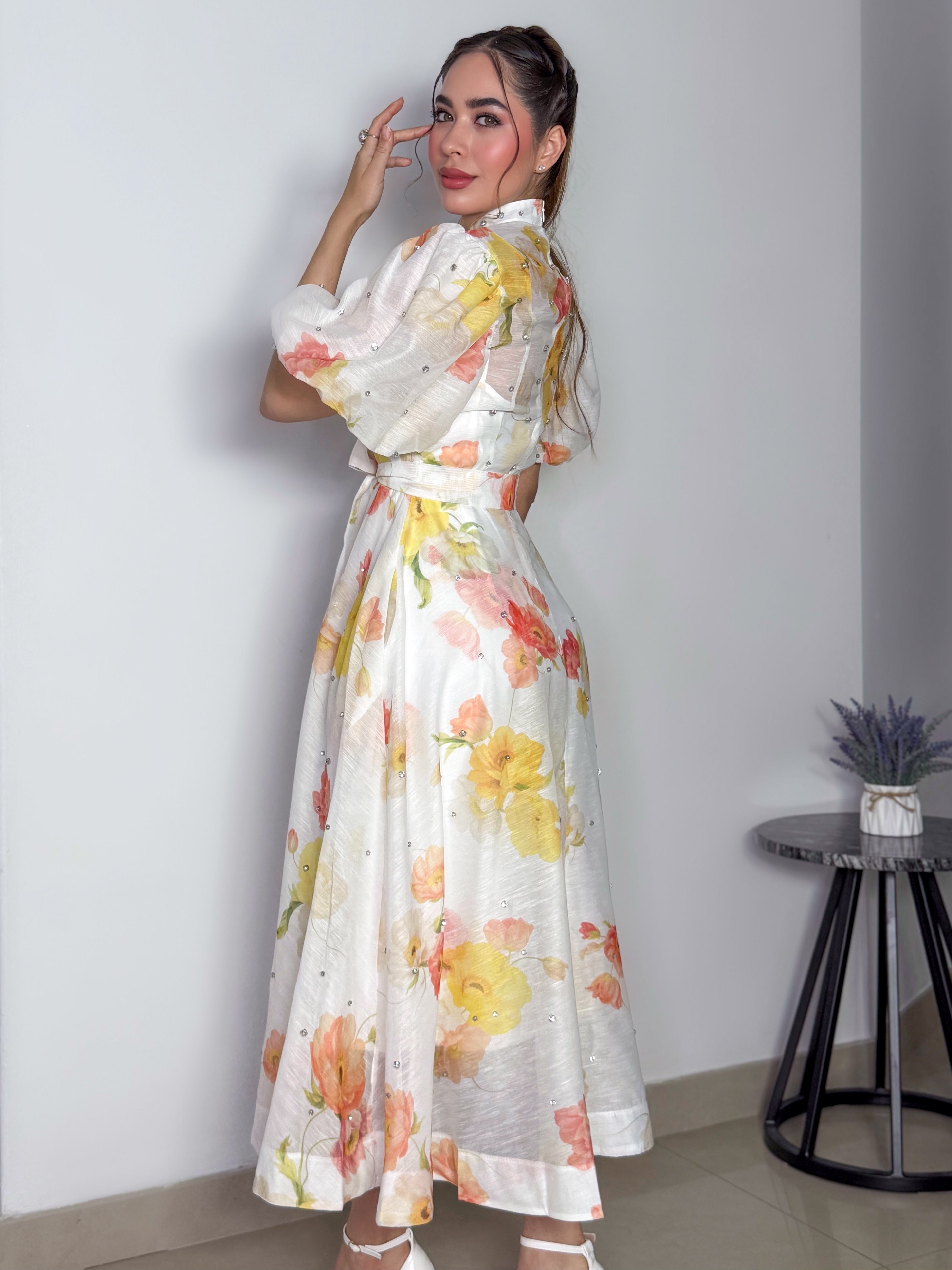 VESTIDO ESTHER NARANJA