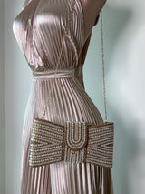 BOLSO MOÑO CHAMPAGNE