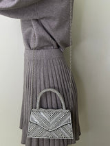 BOLSO NEGRO CON PERLA