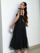 CAMILA BLACK AND WHITE DRESS