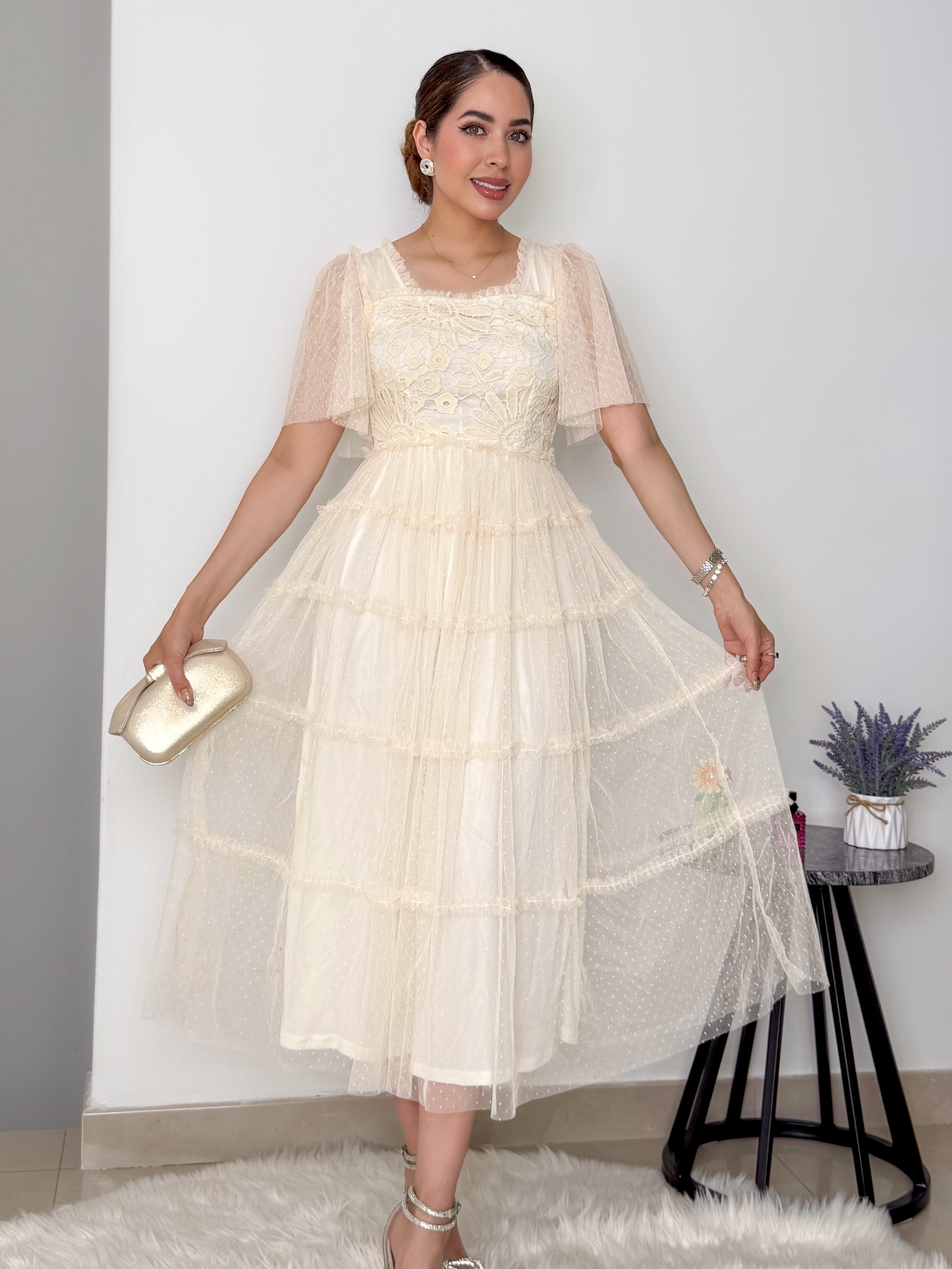 VESTIDO FATIMA IVORY