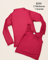 BLUSA CLAUDIA ROJO