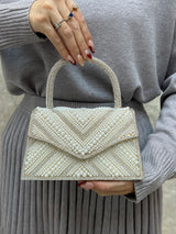 BOLSO DORADO CON PERLA