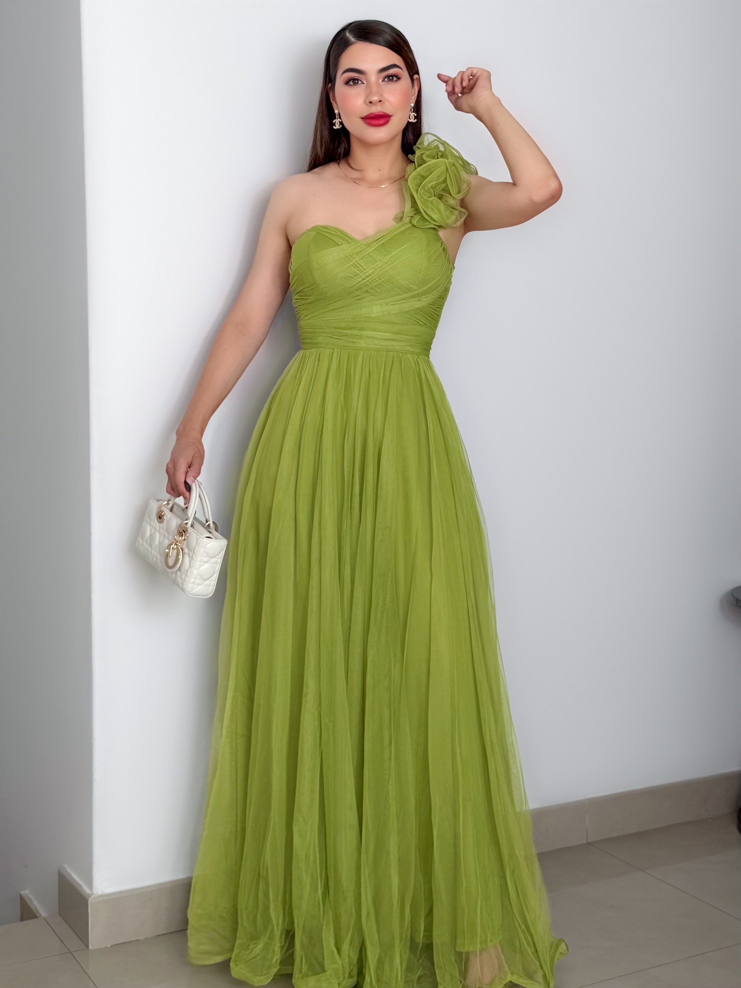 VESTIDO AMAYRANI VERDE