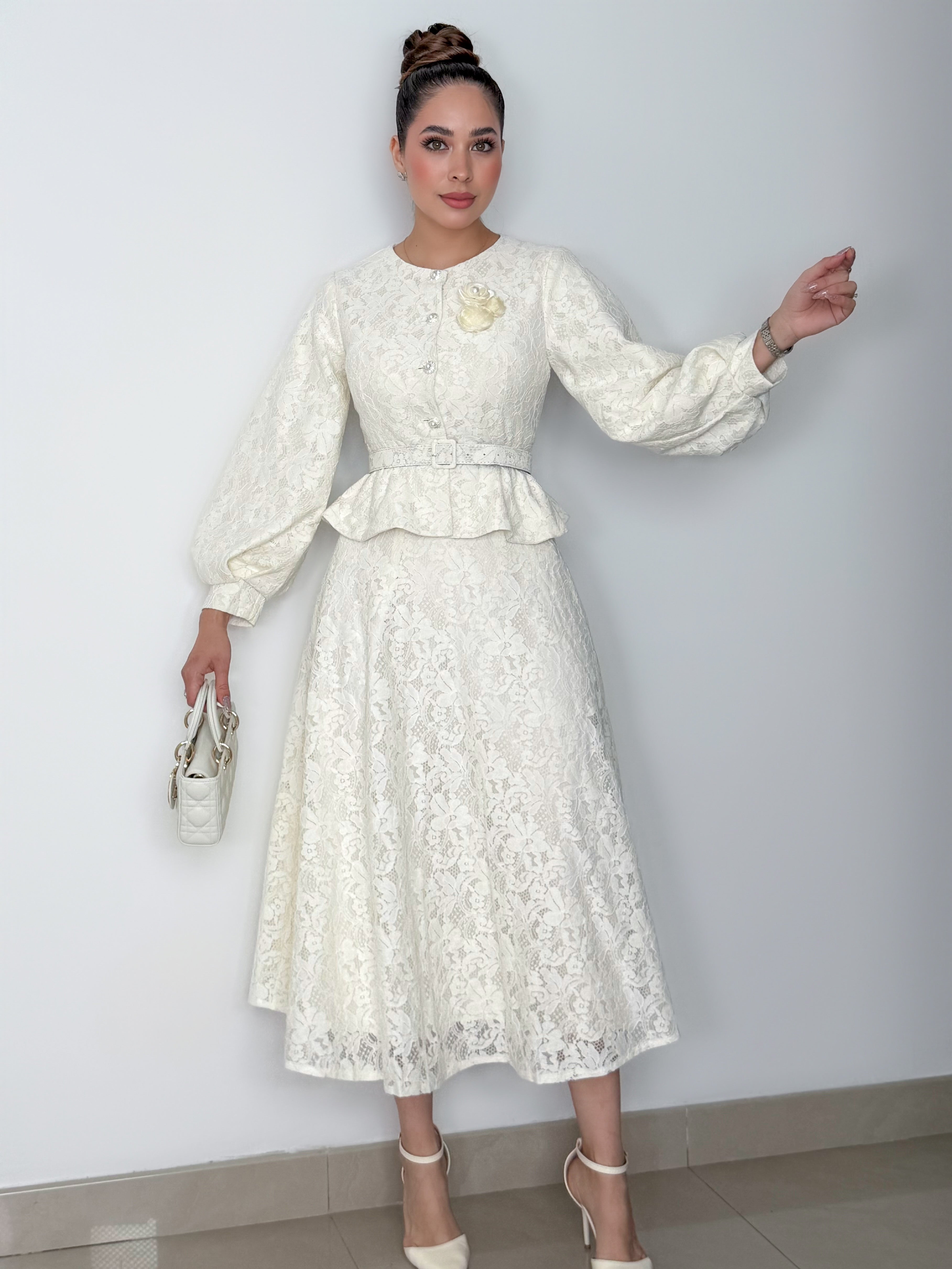 SET LEAH IVORY