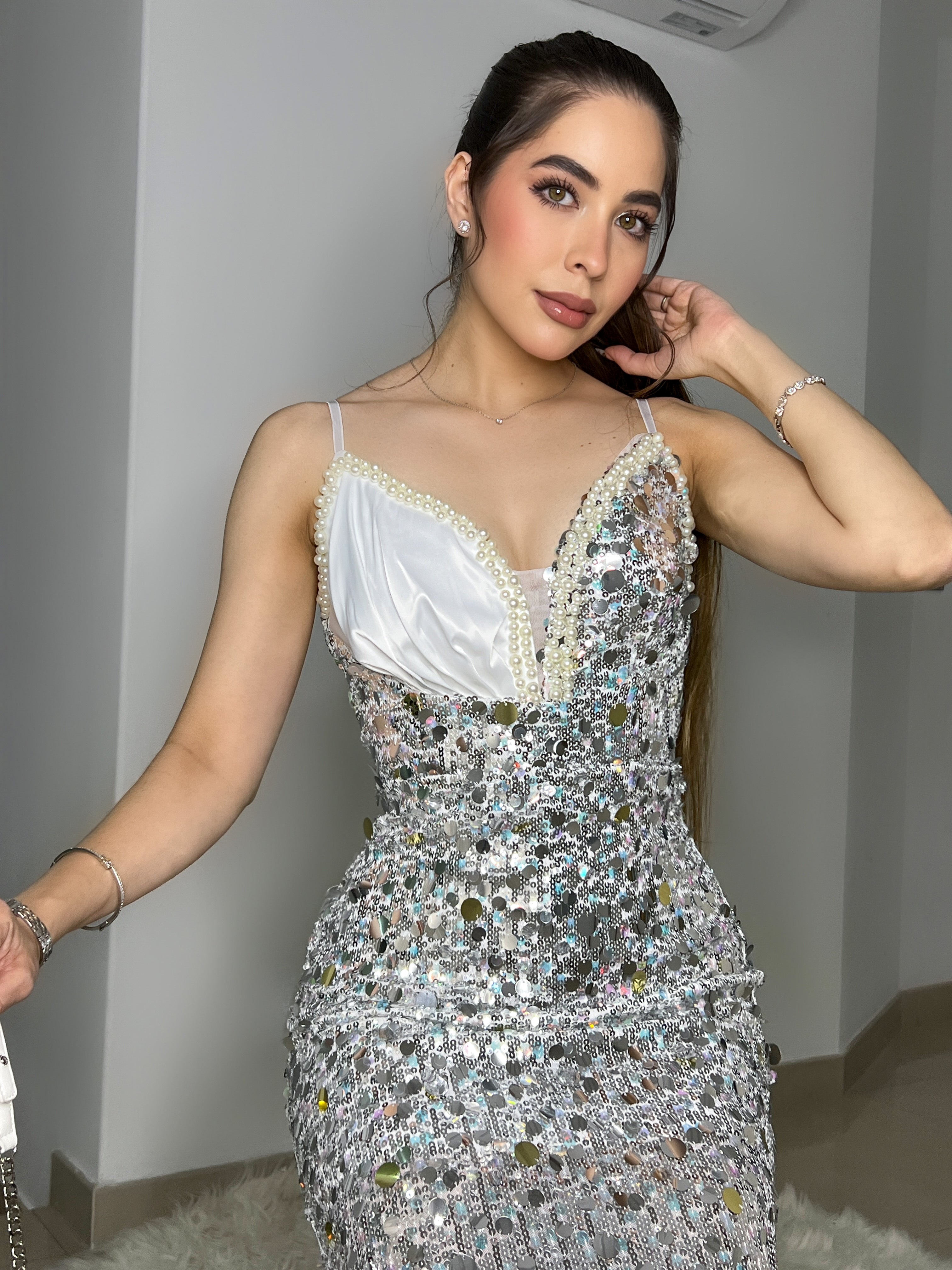 VESTIDO DENIS SILVER