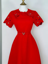 VESTIDO ITZEL ROJO