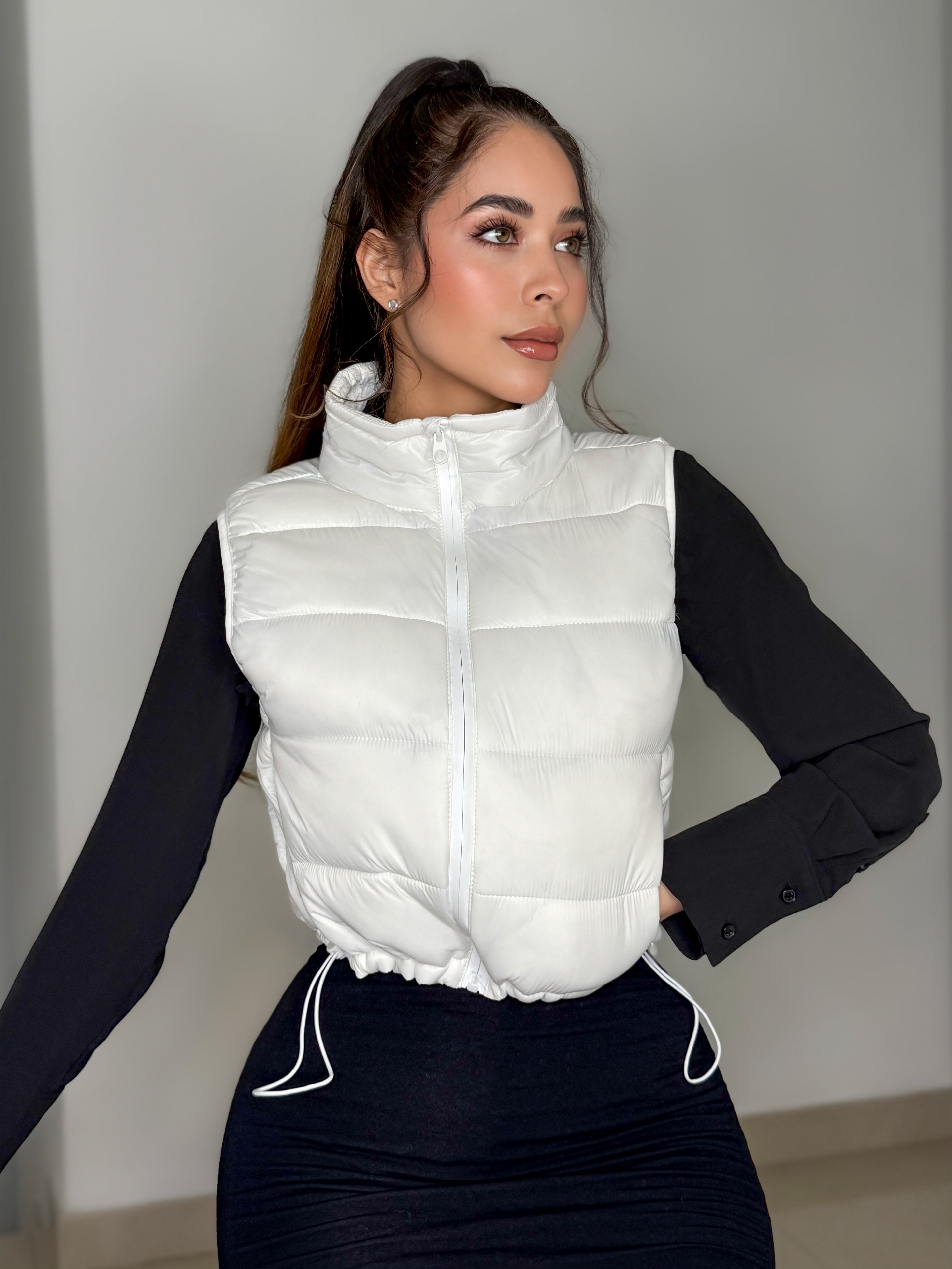 CHALECO MARIEL BLANCO