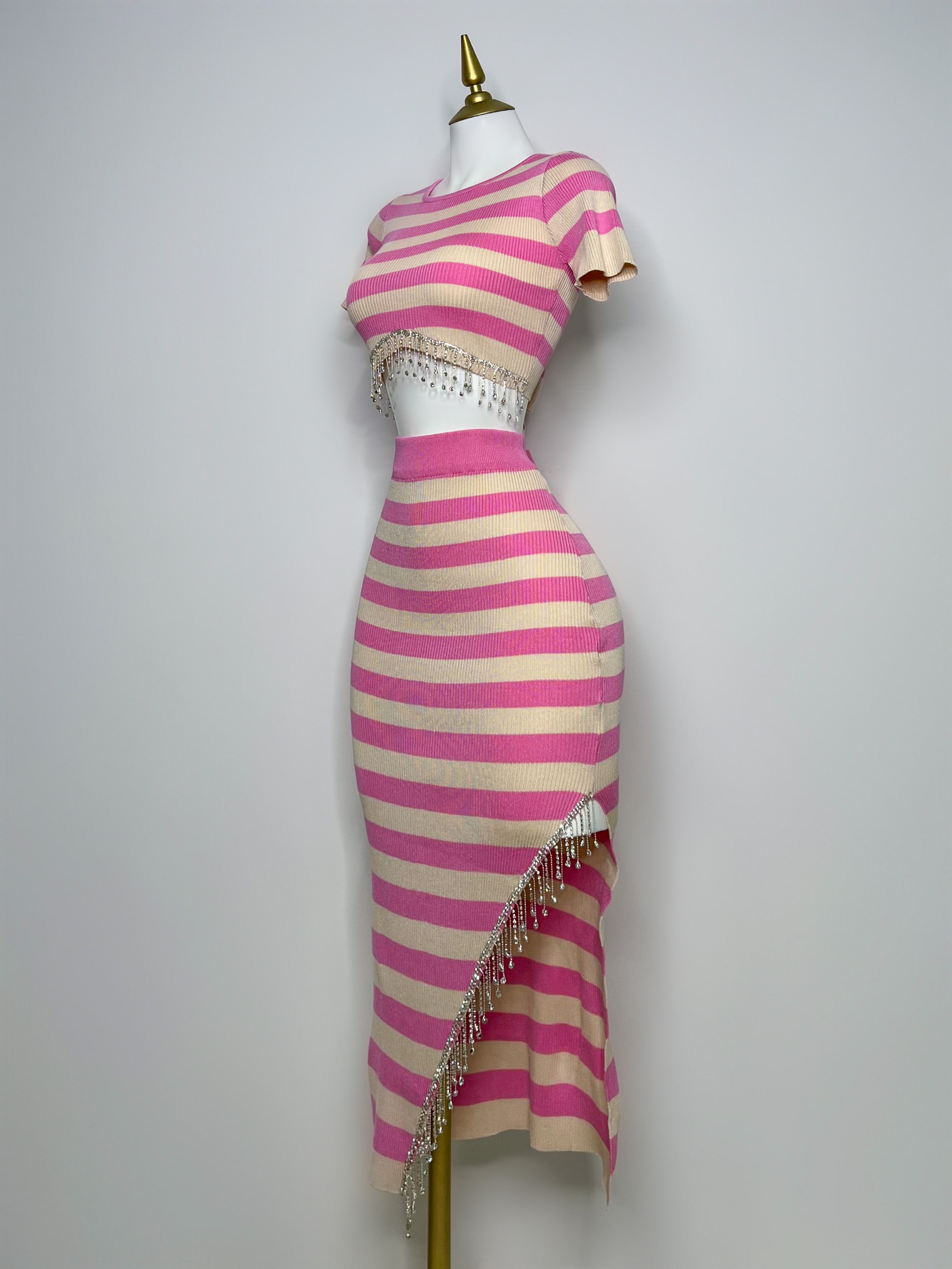 SET DE FRANJAS ROSA